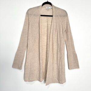 Vineyard Vines Cardigan Women’s XS Beige Wool Cashmere Minimalist Soft Casual